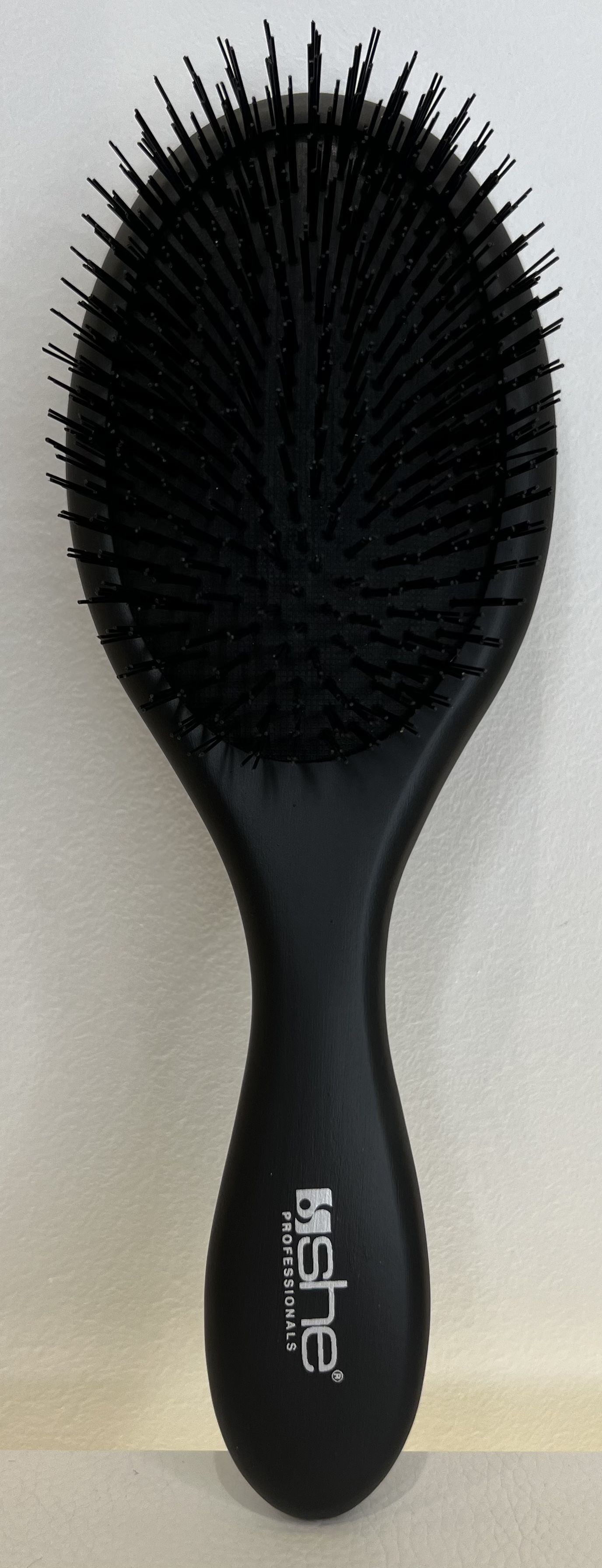 Spazzola ovale professionale districante nero matto - Small/Medium